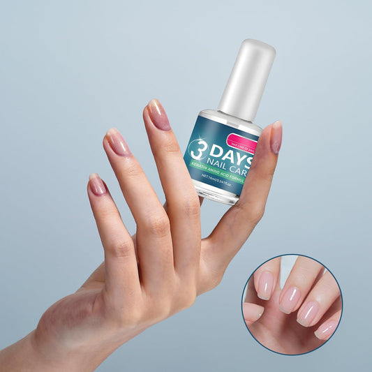 3 Days Nail Care: Keratin Amino Acid Nail Treatment for Dry, Weak Nails – Strengthening & Hydration (2x16ml)
