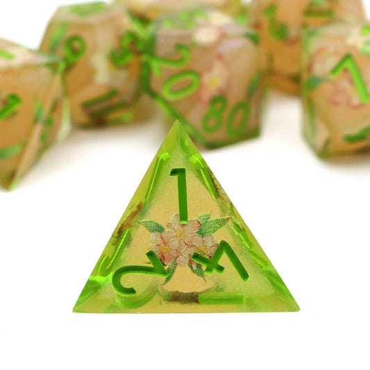 Sweet Snap | Sharp Edge Dice | Resin | 7 Piece Set