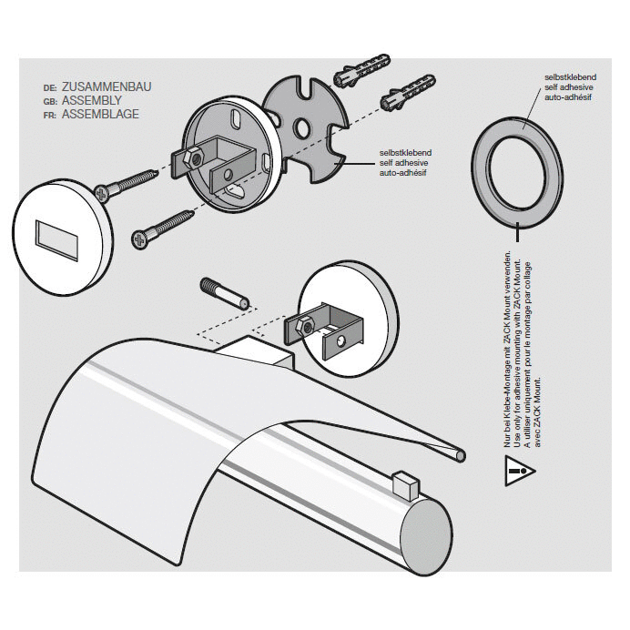 Zack Scala Covered Toilet Roll Holder | Polished Steel