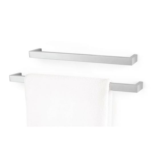 Zack Linea Brushed Stainless Steel Wall-Mounted Towel Rail