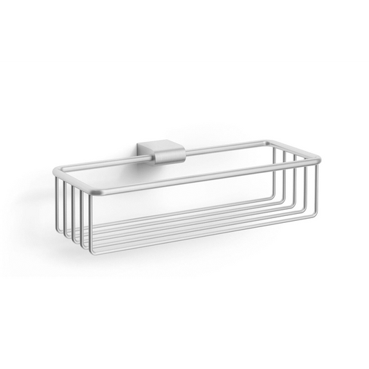 Zack Atore Brushed Wall Shower Basket, Small, 40425