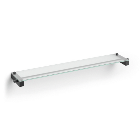 Zack Carvo Powder Coated Black Stainless Steel Bathroom Shelf 40506
