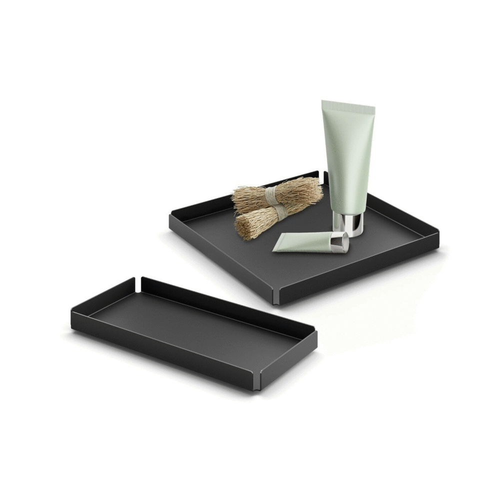 Zack Potes Cosmetic Tray — Black, 20 cm