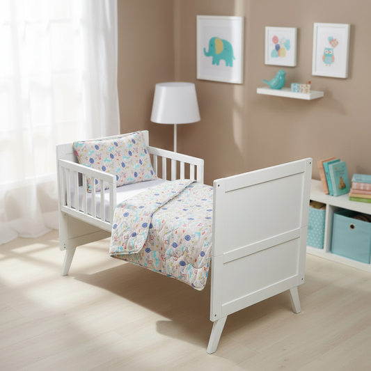 Woody Organic Cotton Junior All-in-One 4.0 Tog Quilt Bedding Set