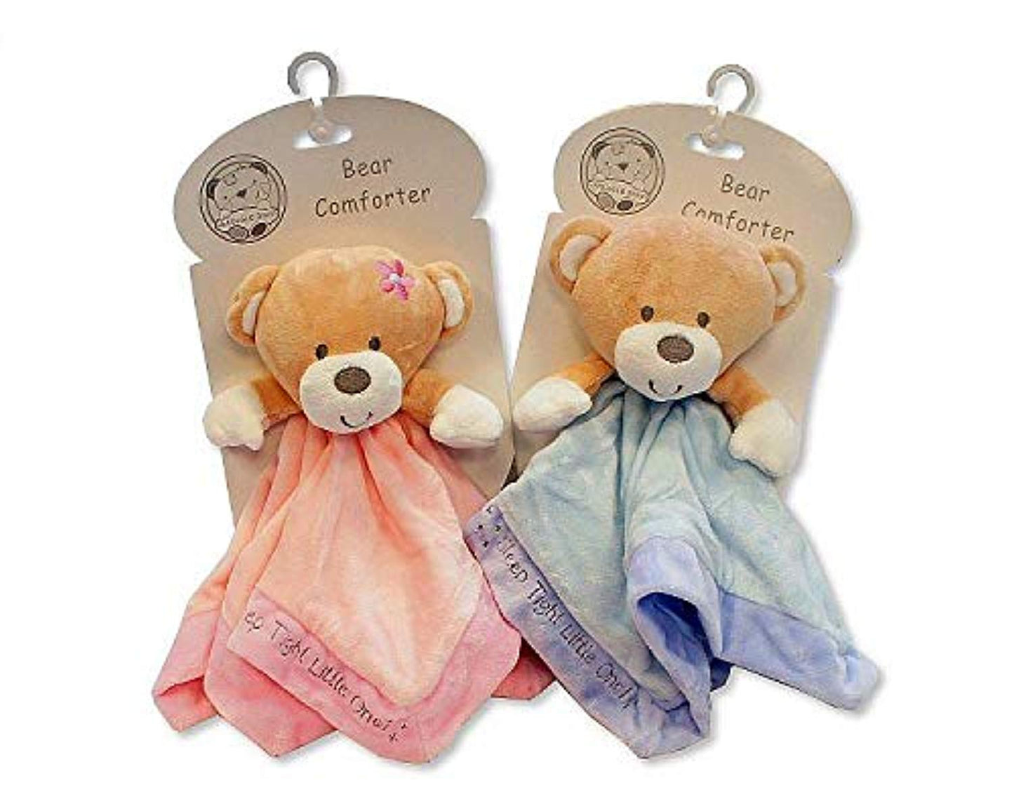 snuggle baby Baby Comforter - Teddy - BLUE