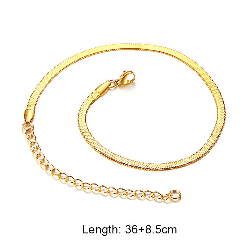 Six-Sided Grinding Cuban Chain Necklace