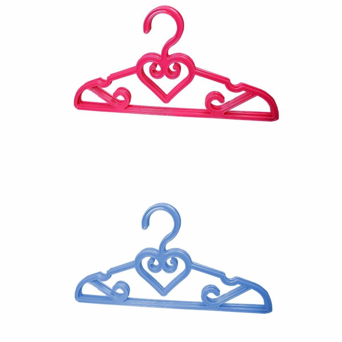 5Pack Plastic Fancy Designer Hangers for Organized Closets