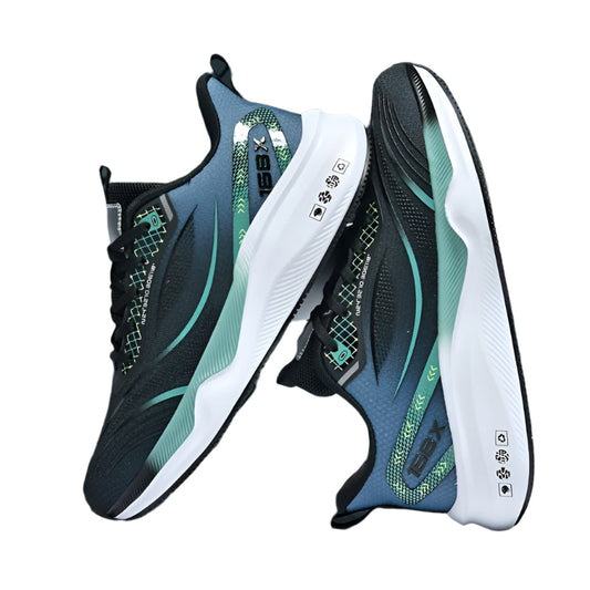 Men's Plus-Size Spring And Summer New Mesh Running Shoes, Featuring a Soft And Lightweight Knitted Breathable Mesh with Shock-Absorbing Soles