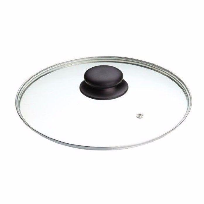 36 cm Clear Glass Pan Lid Durable Replacement