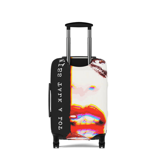 Miss Talk A Lot – Protective Suitcase Cover