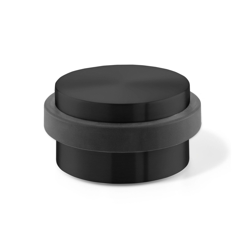 Premium Zack Argos Black Stainless Steel Door Stop - 10.5 cm German Engineering Excellence