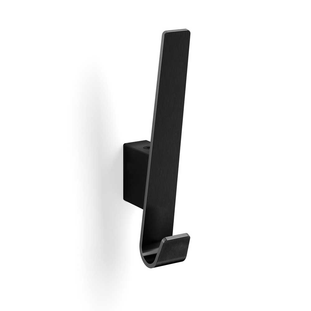 Zack Akes Black Stainless Steel Wall Hook 50648 - Premium German Design