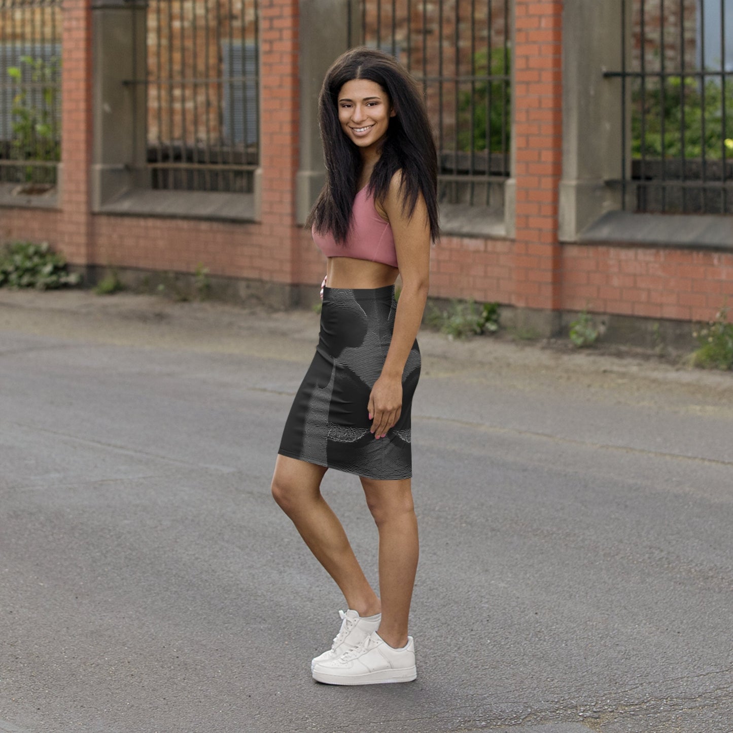 Shhh! - Womens Pencil Skirt - iSAW Company