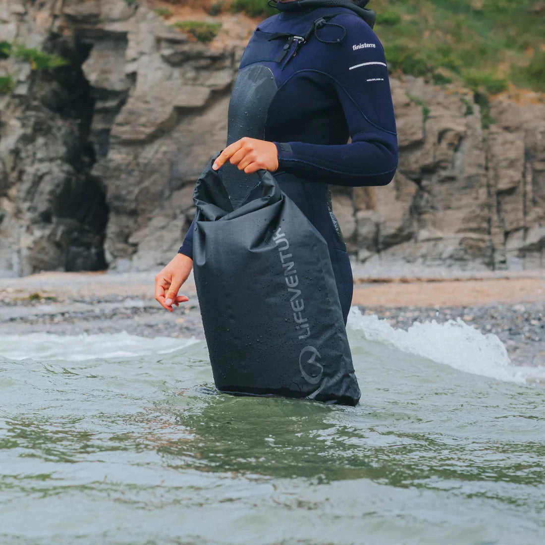 Lifeventure Storm Waterproof Dry Bag - 35 Litres Black