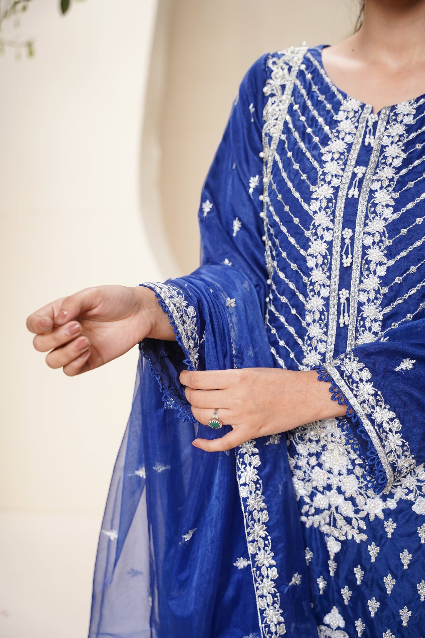 Tehwar - Luxury Organza Outfit - Festive Collection - Ready to Wear - V7 - D4 - Eid25 - 7