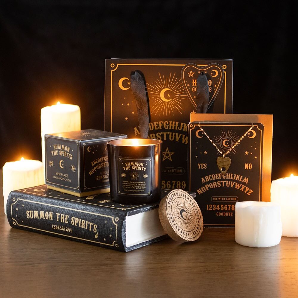 Gothic Gifts Black Talking Board Book Storage Box