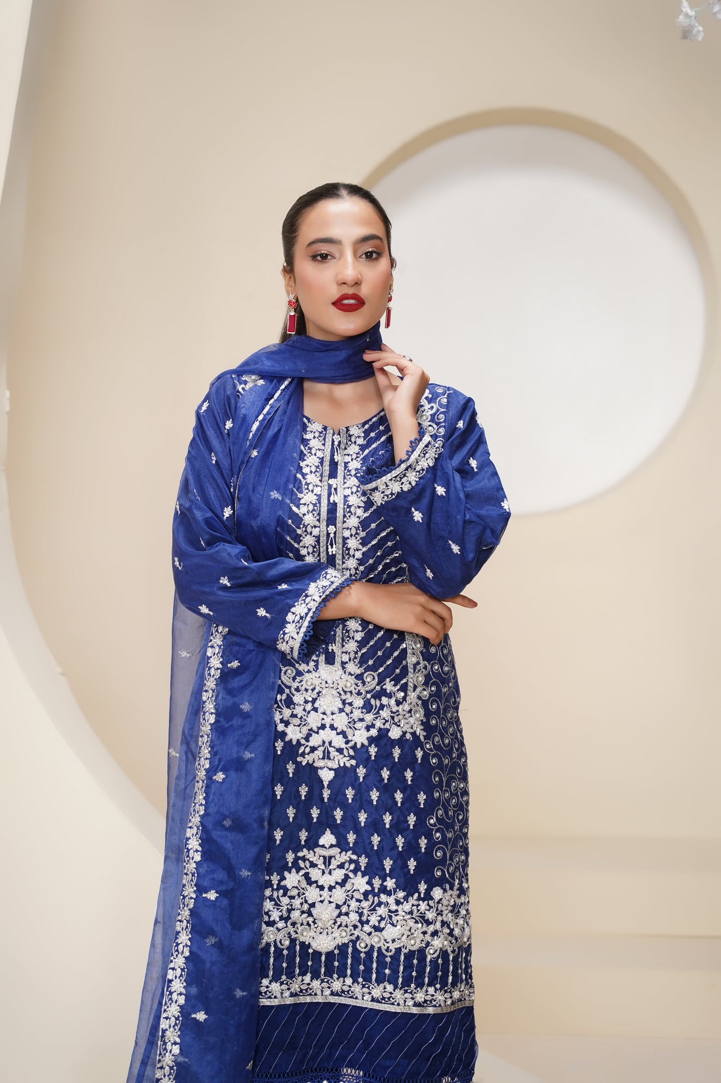 Tehwar - Luxury Organza Outfit - Festive Collection - Ready to Wear - V7 - D4 - Eid25 - 7