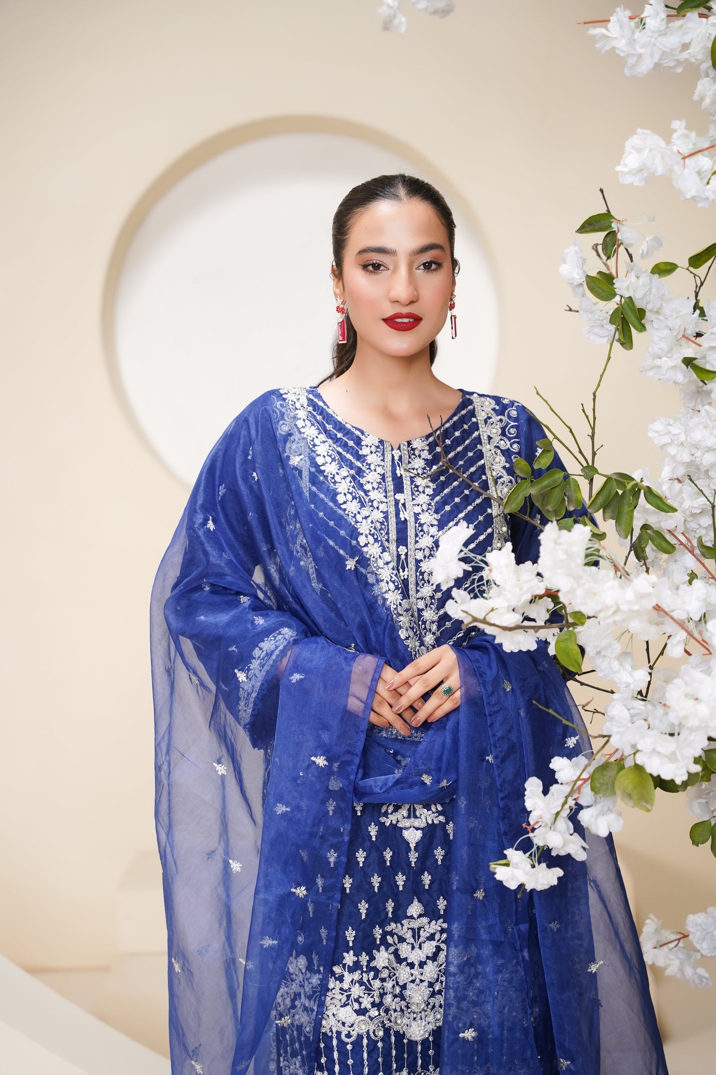 Tehwar - Luxury Organza Outfit - Festive Collection - Ready to Wear - V7 - D4 - Eid25 - 7