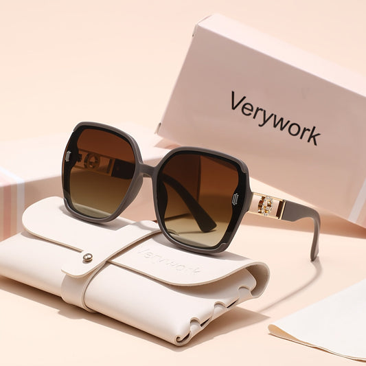 Verywork Women'S Classic Retro Rectangular Fashion Glasses