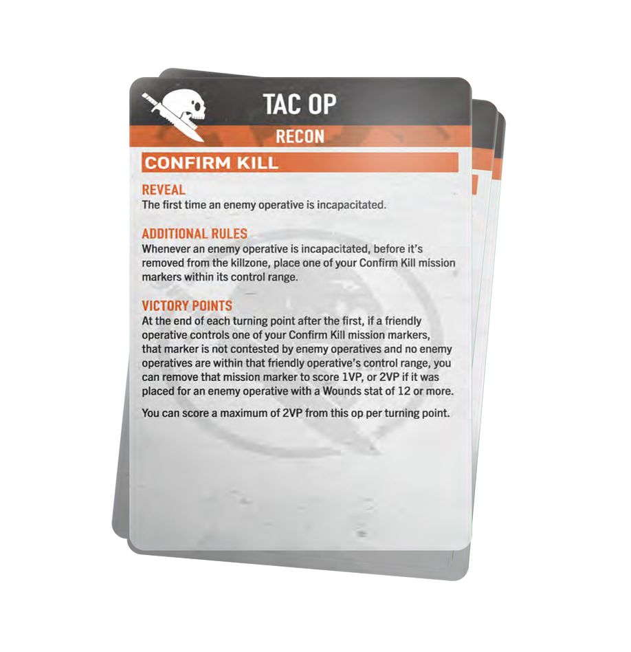 Kill Team: Approved Ops Card Pack