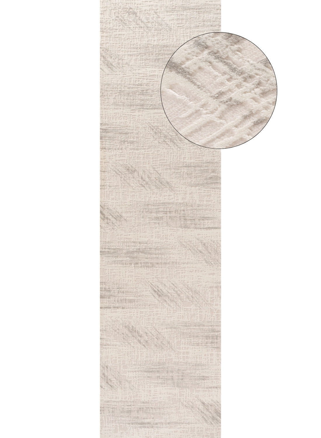 Carmel Cream-Grey Abstract Rug | 6030