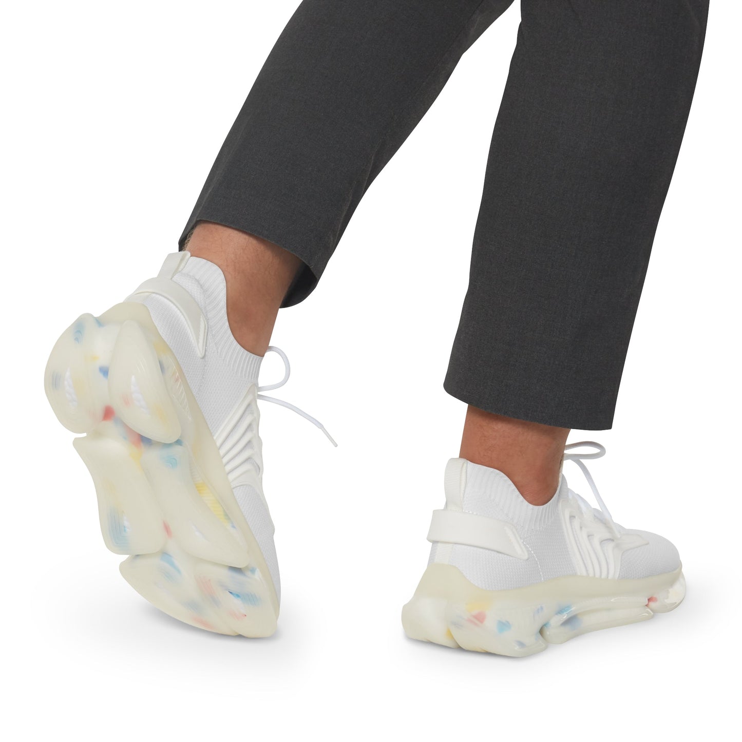 iSAW Mens White Street Sneakers