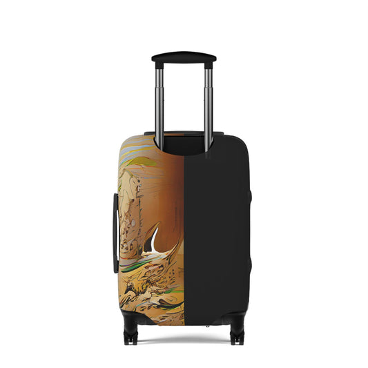 Half Black Half Gāolàng – Protective Suitcase Cover