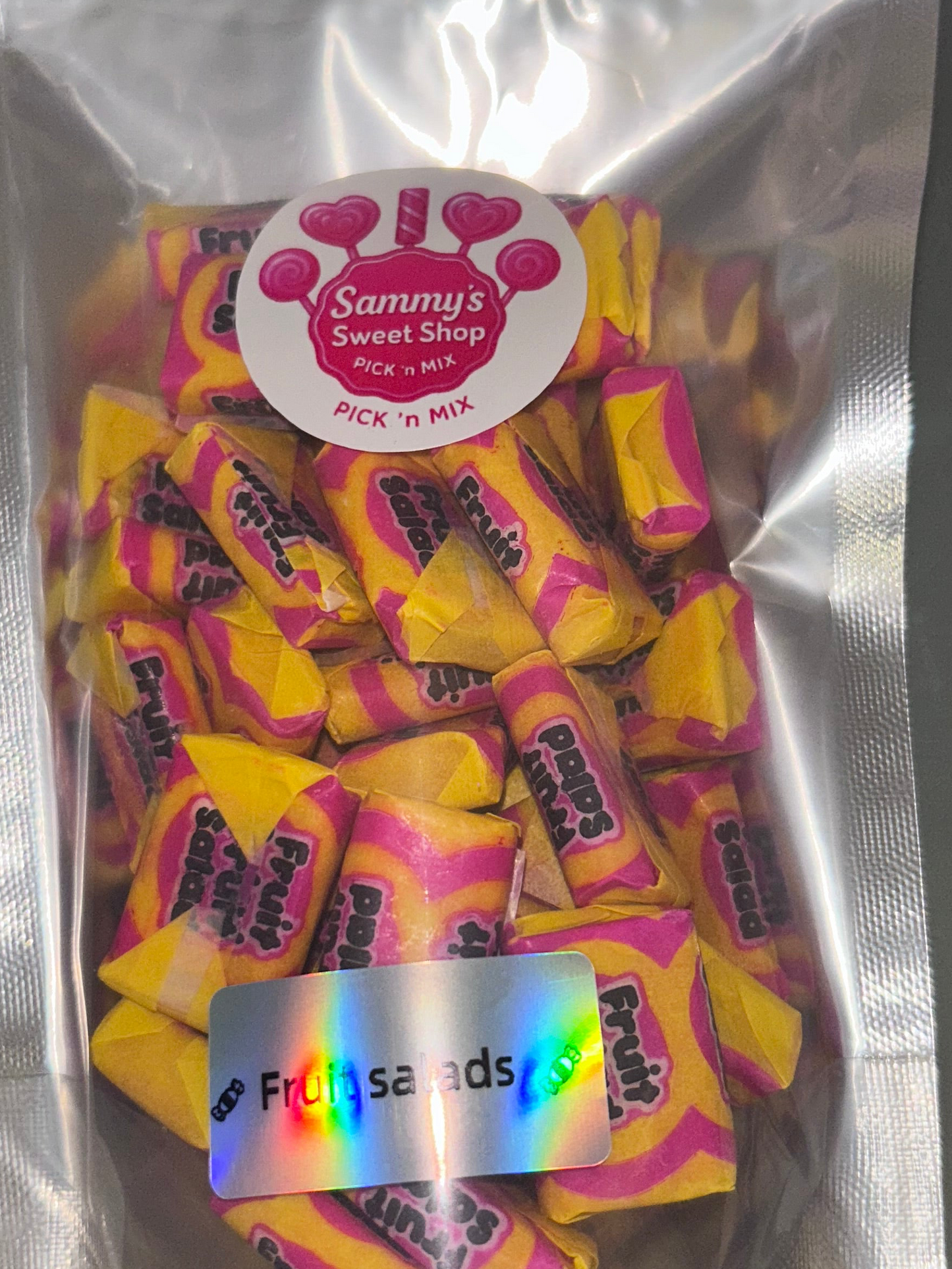 Fruit salad chews