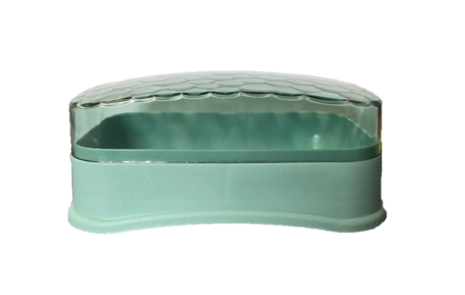 Compact Soap Box Dish Holder for Bathroom Kitchen