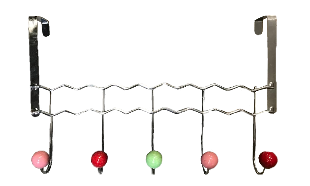 Sleek Metal Coat Hook Rack Modern Design for Home Office