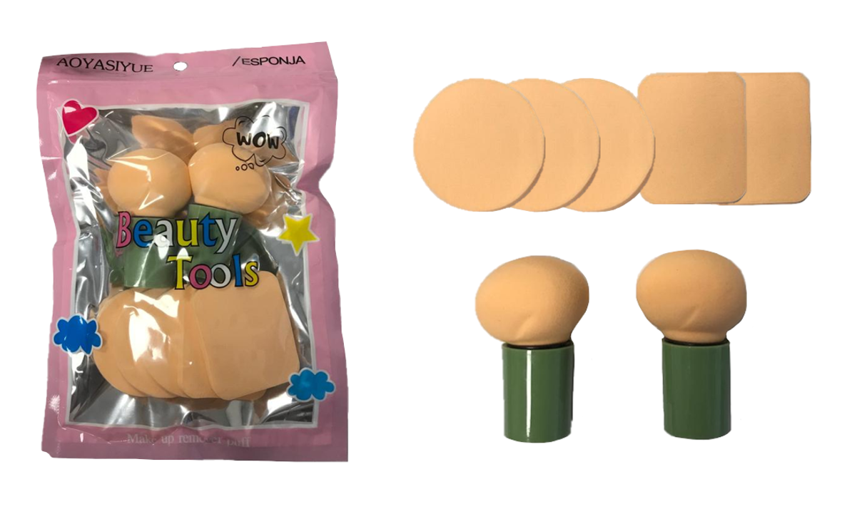 7Piece Makeup Sponge Set for Flawless Application