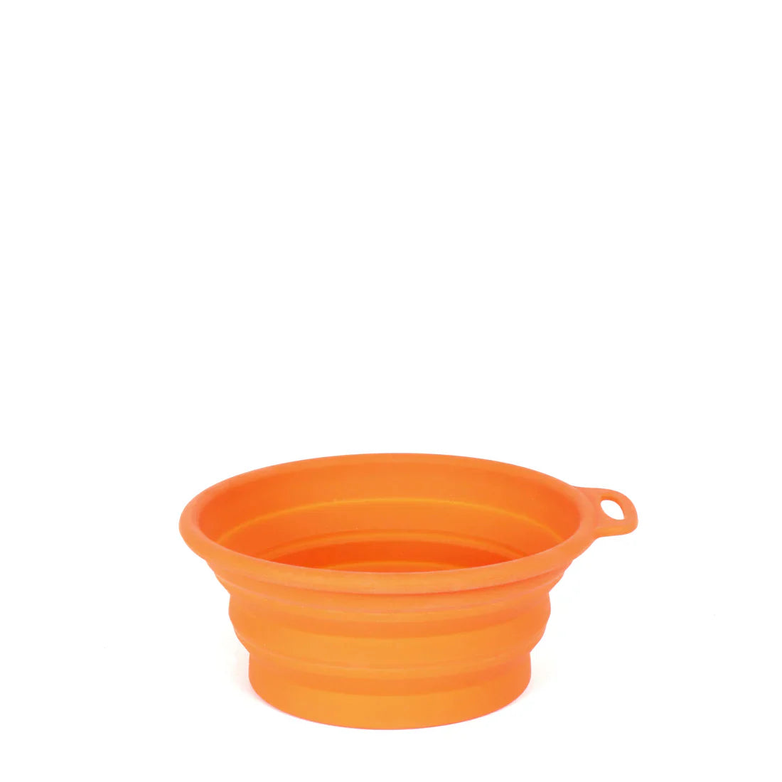 Mountain Paws Silicone Collapsible Dog Bowl - Orange
