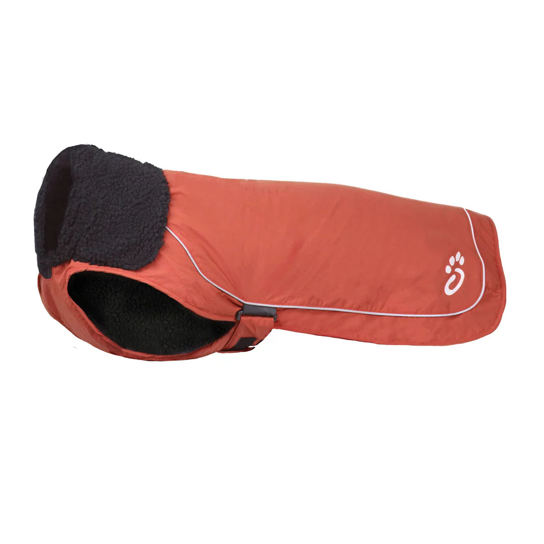 Mountain Paws Fleece Lined Waterproof Dog Coat - Orange
