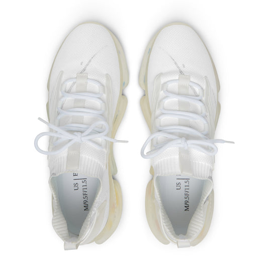 Watercolour Grey Splash - Mens Street Sneakers