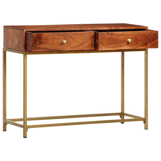 Console Table 100x35x76 cm Solid Acacia Wood