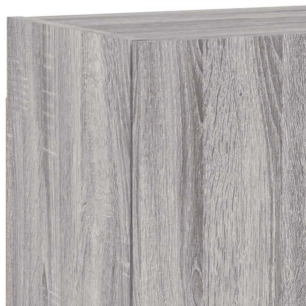 5 Piece TV Wall Units Grey Sonoma Engineered Wood