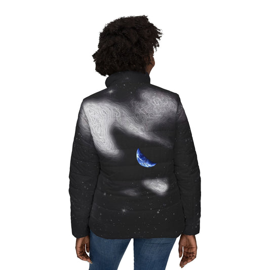 In The Quiet of Your Mind - Womens Puffer Jacket