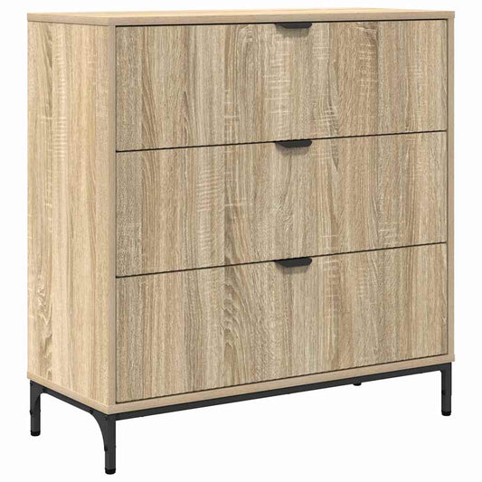 Sideboard Sonoma oak 79.5 x 33 x 82 cm Engineered wood