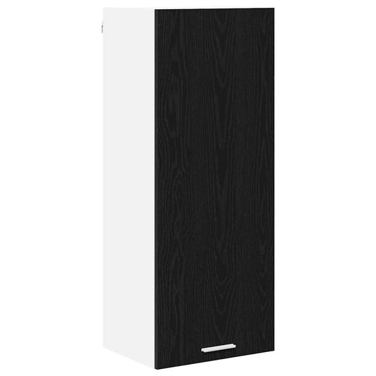 Hanging cabinet Riga Black Oak 40 x 31 x 100 cm Engineered Wood