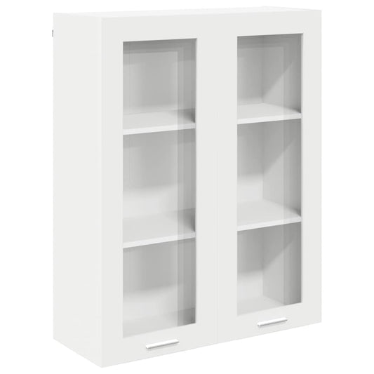 Hanging cabinet Riga White 80 x 31 x 100 cm Engineered Wood