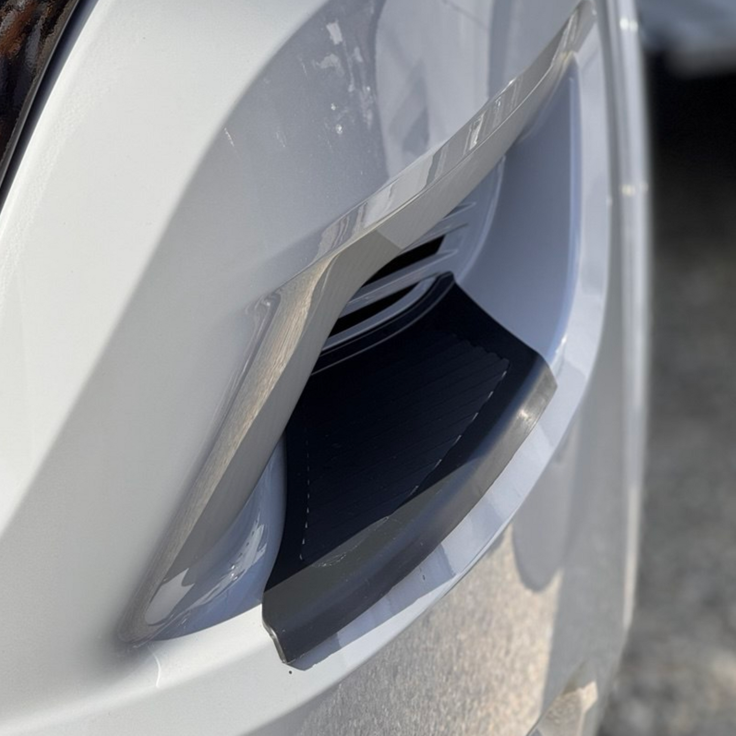 For Peugeot Boxer Front Bumper Foot Plate Protectors – Black, Set of 2 | Van-X