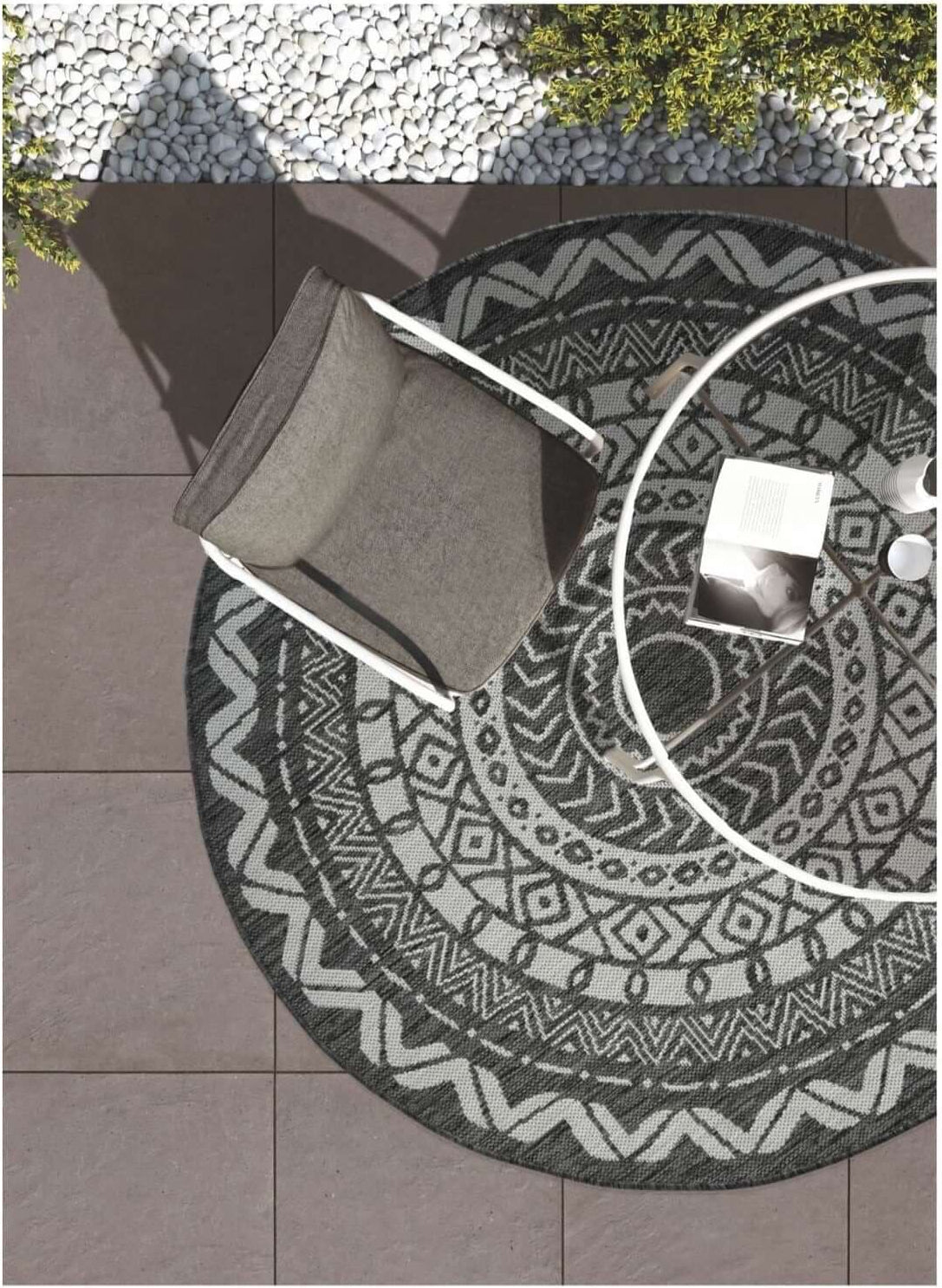 County Circle Indoor/Outdoor Rug | 11659A