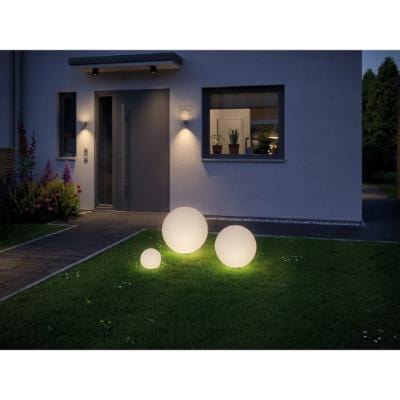 Outdoor Plug & Shine LED Globe Warm White - 400mm
