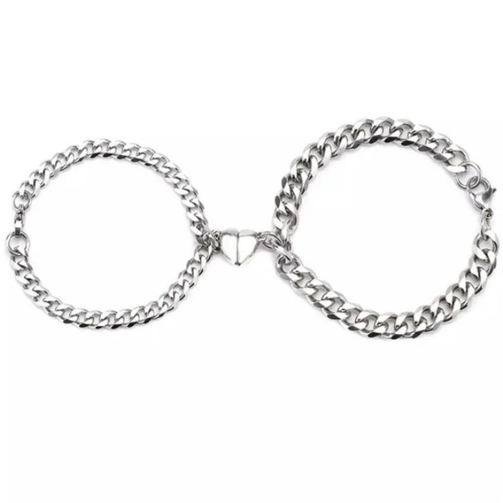 Magnet Love Heart Bracelet for Couples