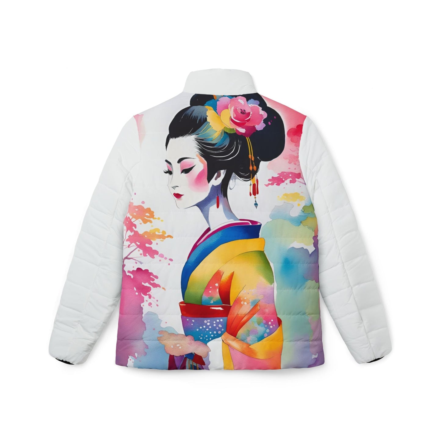 Geisha Girl - Womens Puffer Jacket