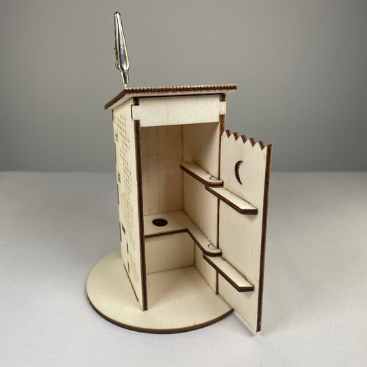 Outhouse Toilet - Flatpack Memo Holder