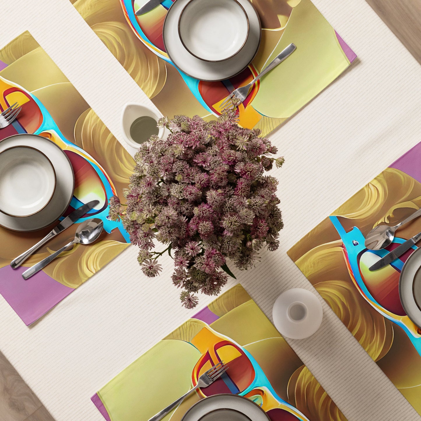 Retro Cool Pink - Placemat Set