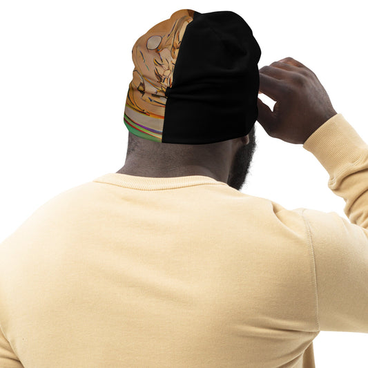 Half Black Half Gāolàng - Beanie