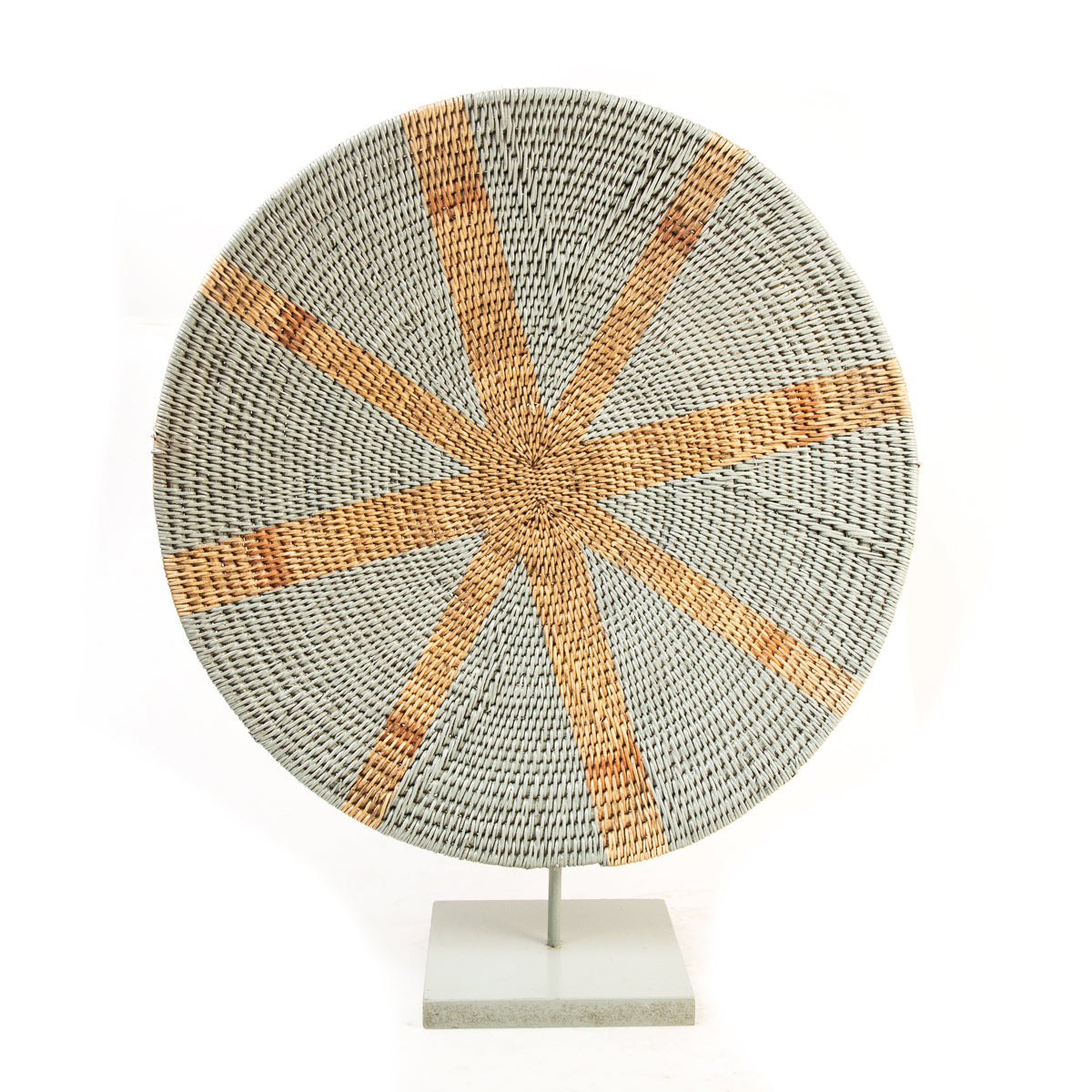 Painted Makenge Basket - Zambia - 25A