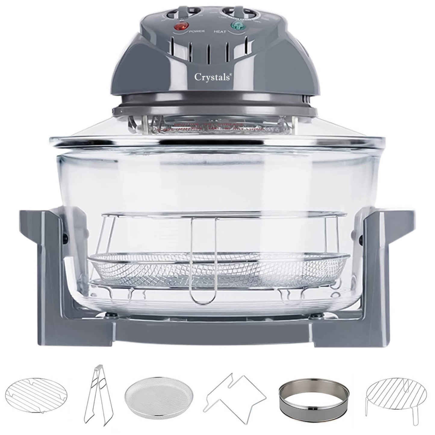 17L Electric Halogen Air Fryer - 1400W